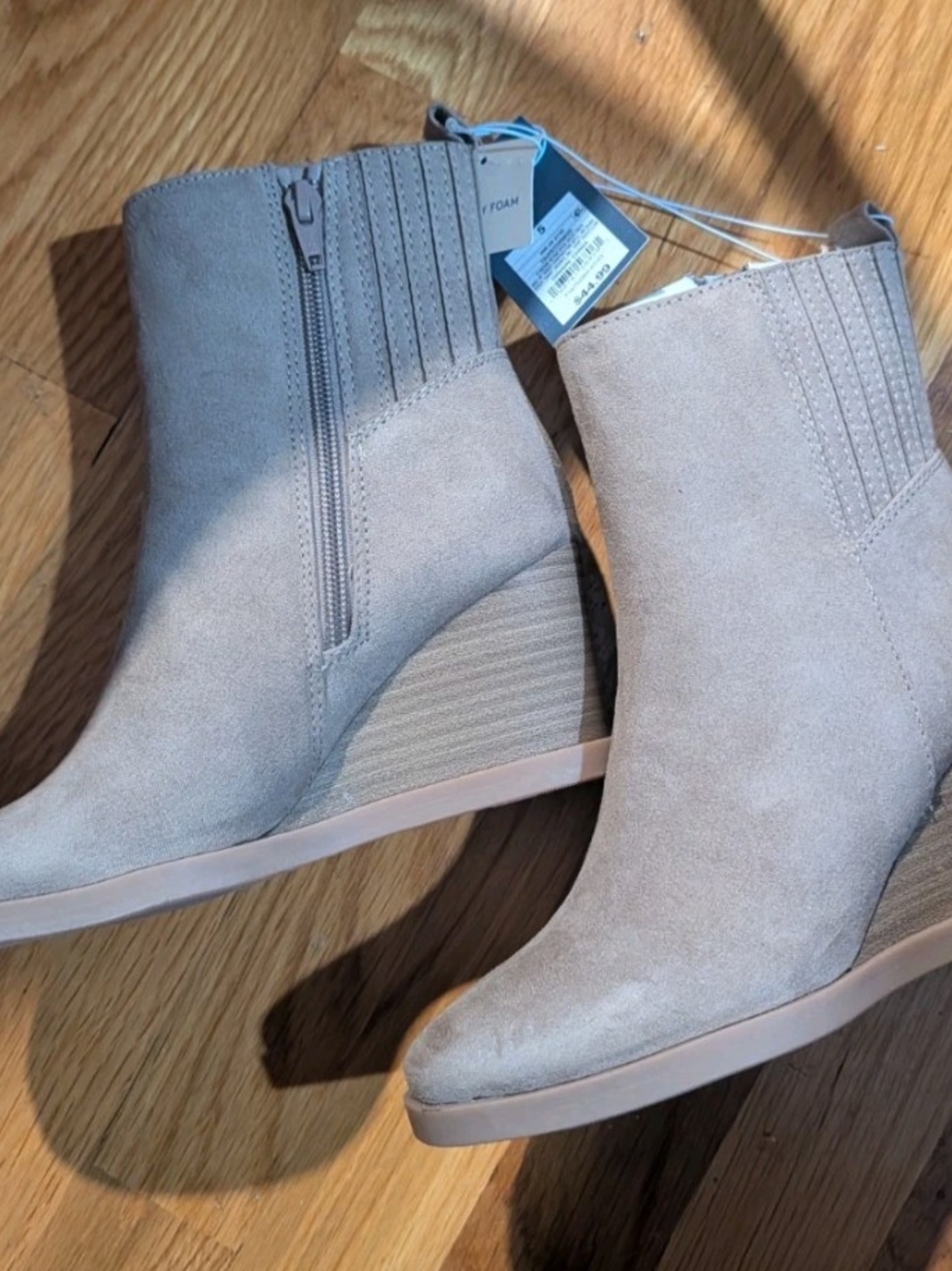 Universal Thread Light Brown Suede Women's Boots Size 5 NWT Shoes